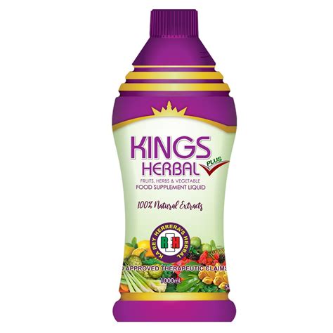 kings herbal plus benefits|Herbal Plus Liquid Food Supplement 1000 ml.